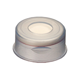11mm GC Snap Ring Cap (clear) with Septa PTFE/Silicone, pk.1000